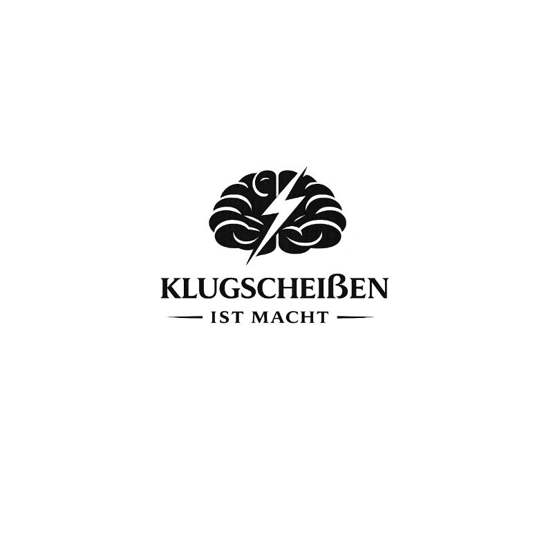 Klugscheißen ist Macht – Statement Shirt
