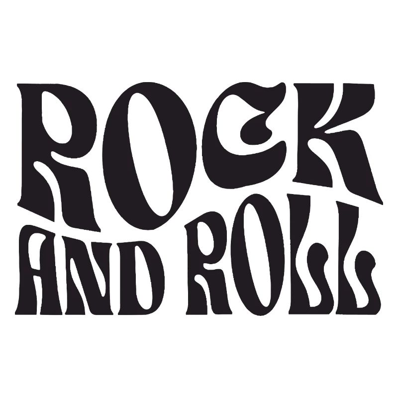 Rock'n'Roll Retro-Typografie