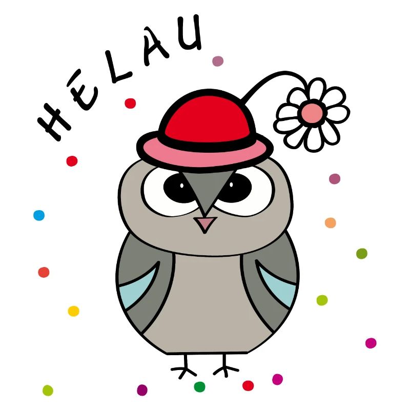 Helau Fasching Eule