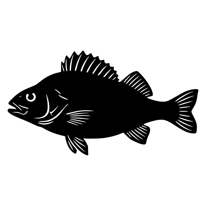 Logo de la silhouette du pêcheur perchoir