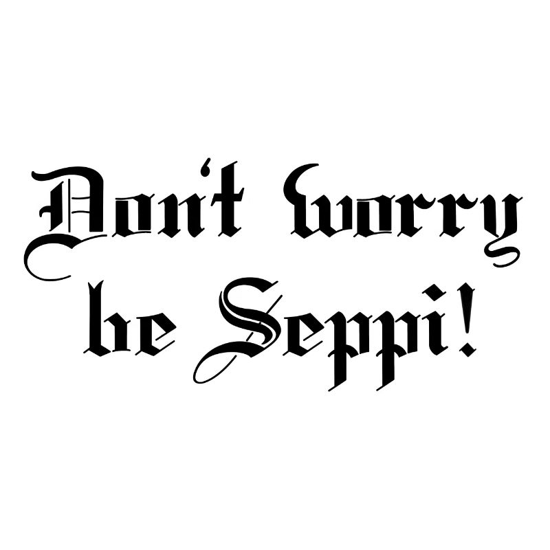 Glücklicher Seppi