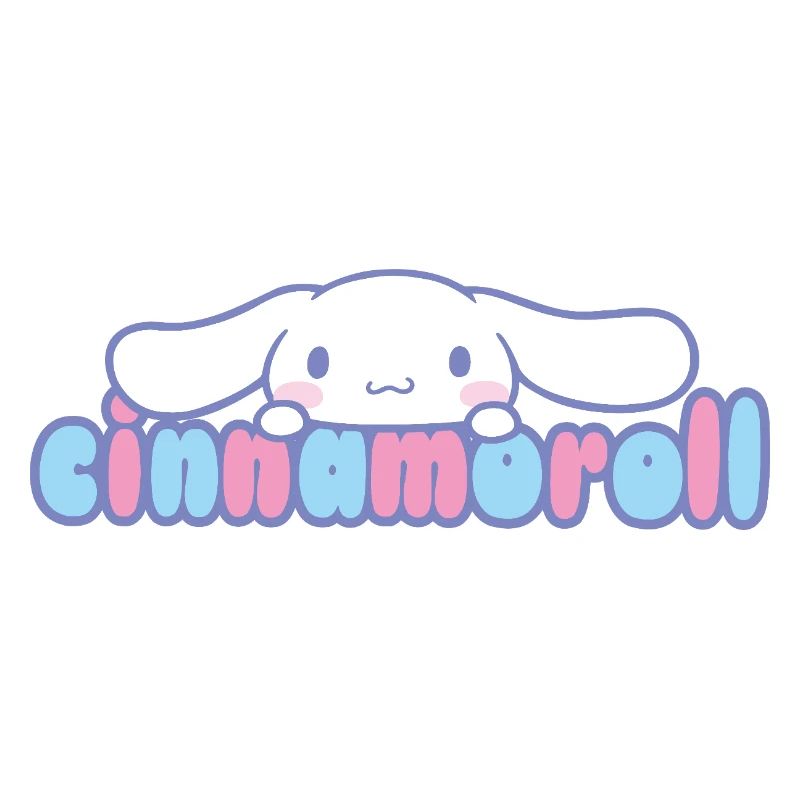 Cinnamoroll Regarde Par-dessus L'inscription
