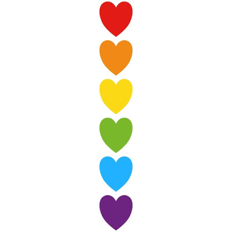 Pride Regenbogenherzen