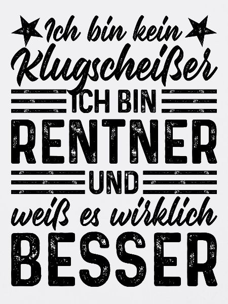Rentner Klugscheißer