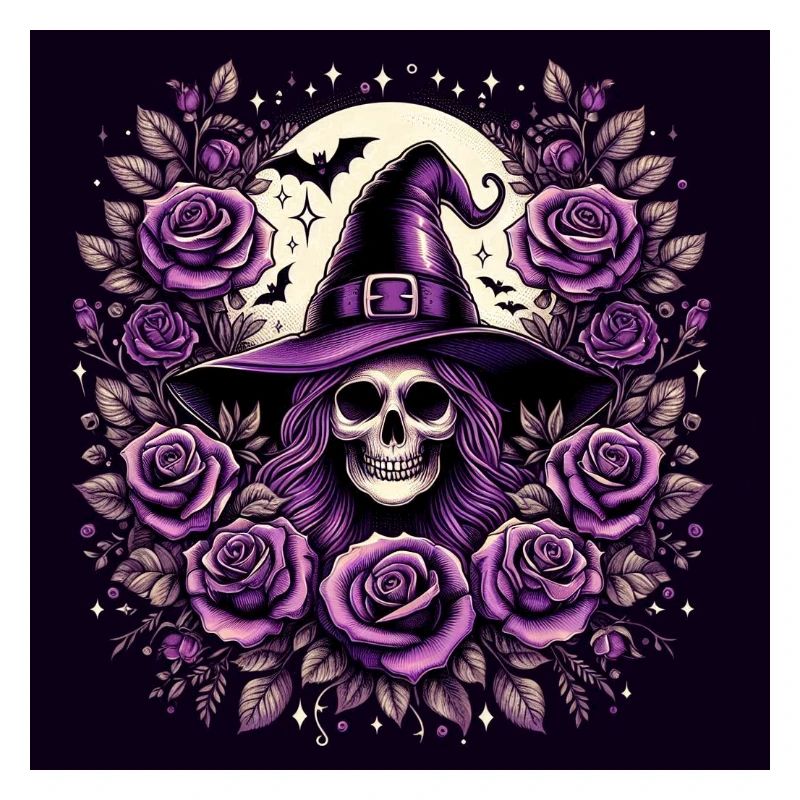 Totenkopf Hexe