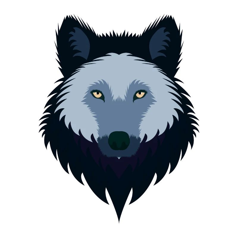 Weiblicher blauer Wolf