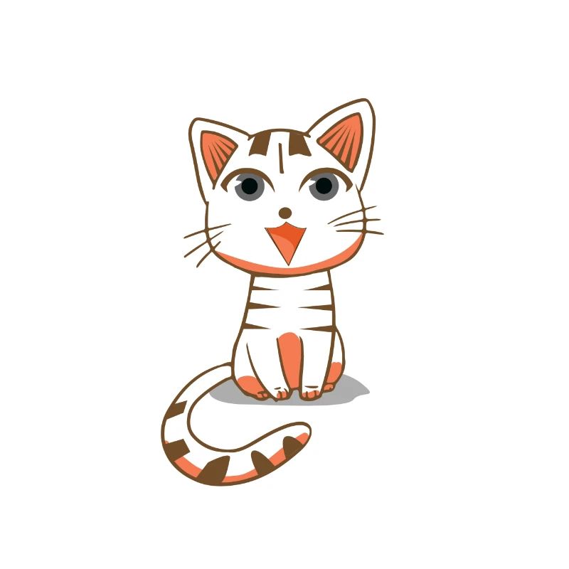 white cat