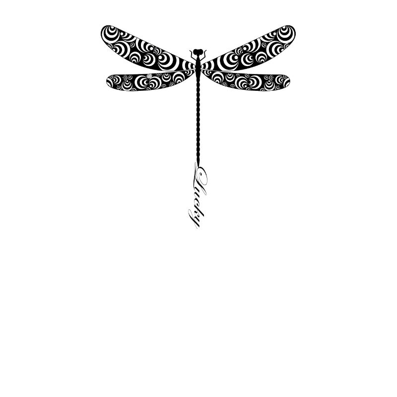 Glückslibelle Lucky Dragonfly