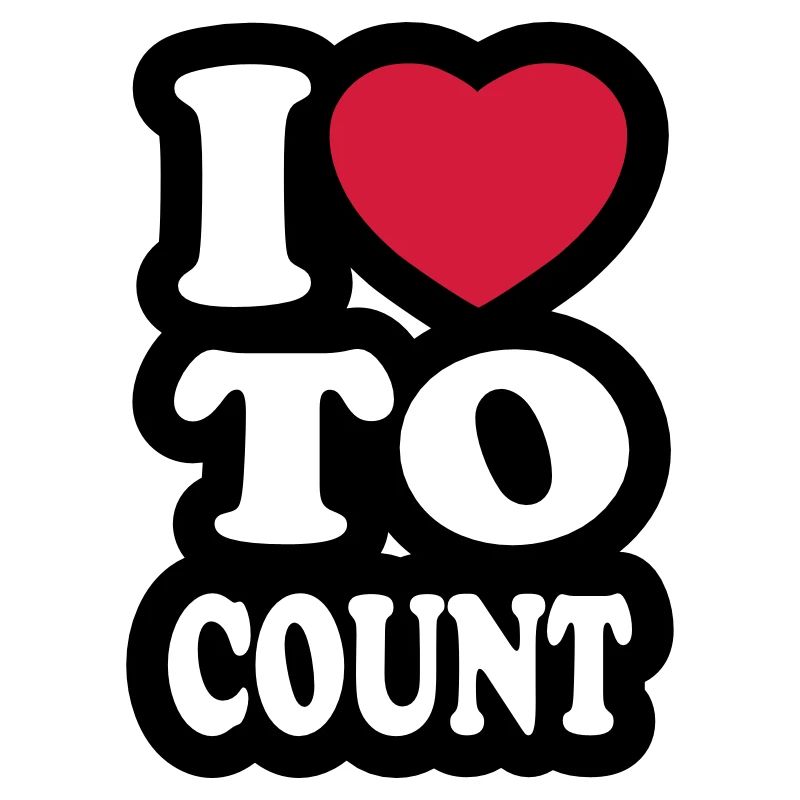 I love to count - J'aime compter