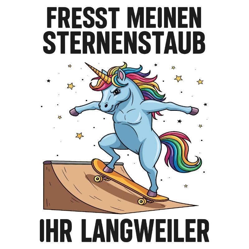 Skateboard-Einhorn