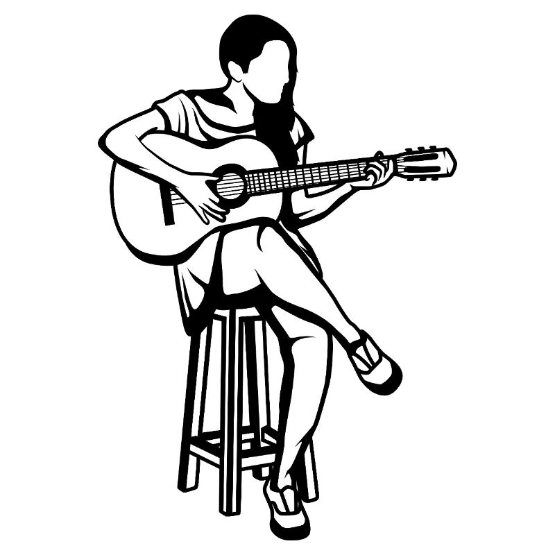 Gitarrenmädchen
