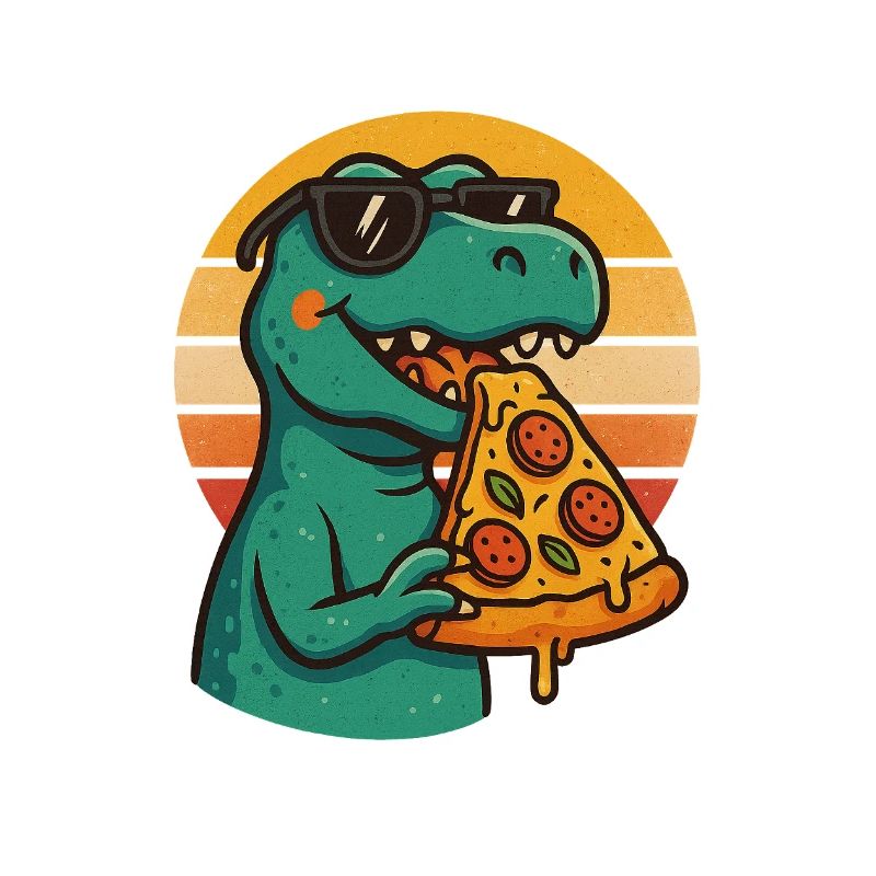 Pizza Saurus Rétro