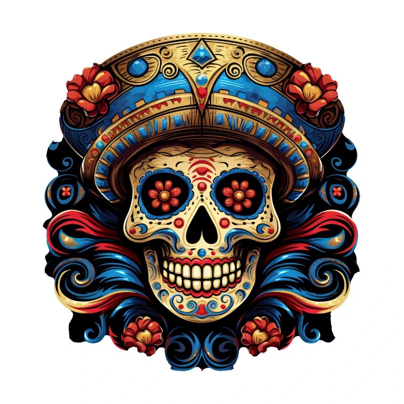 Cinco de Mayo Skull