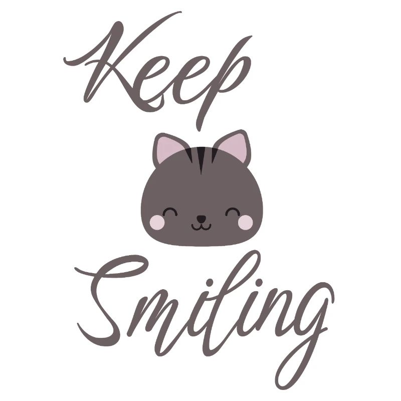 Keep smiling cute cat