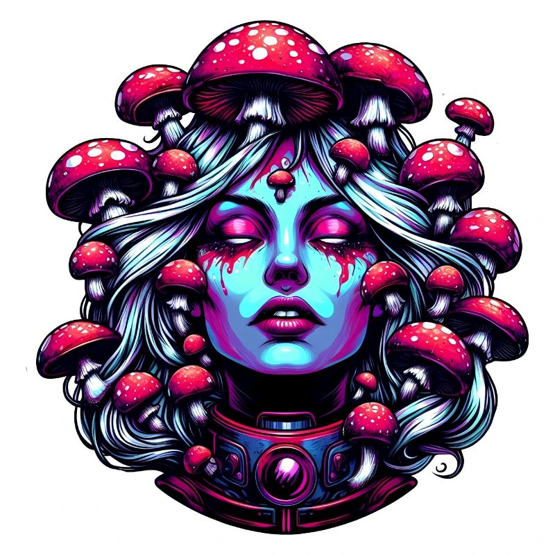 Beauté psychédélique des champignons