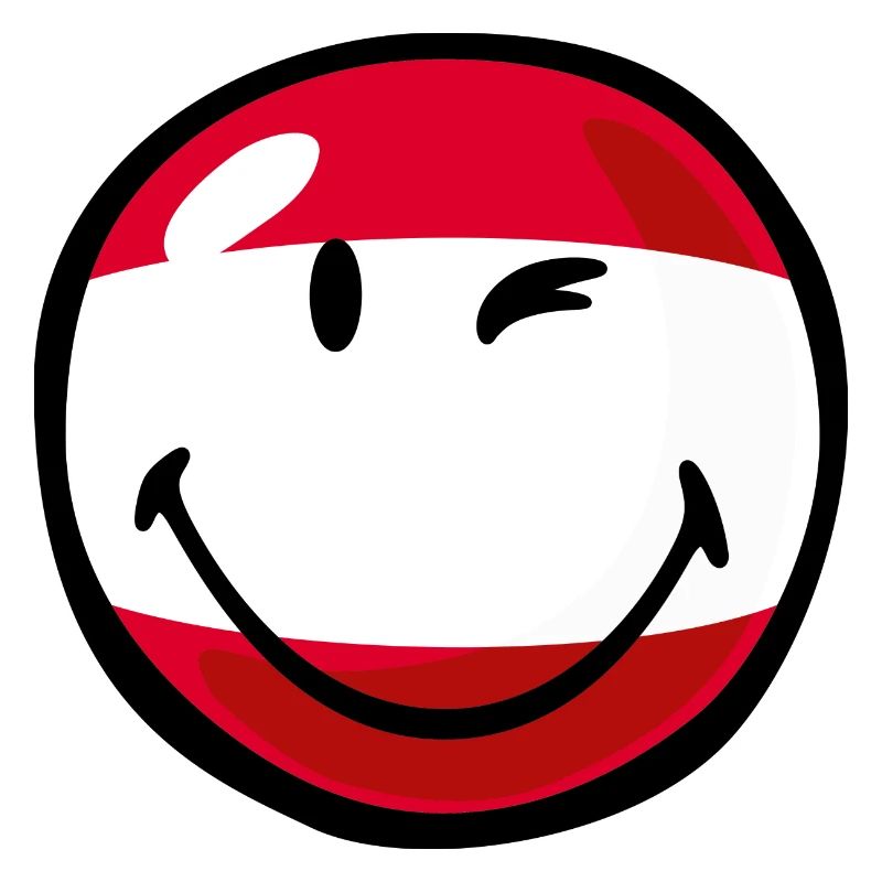 Smiley Flag Austria