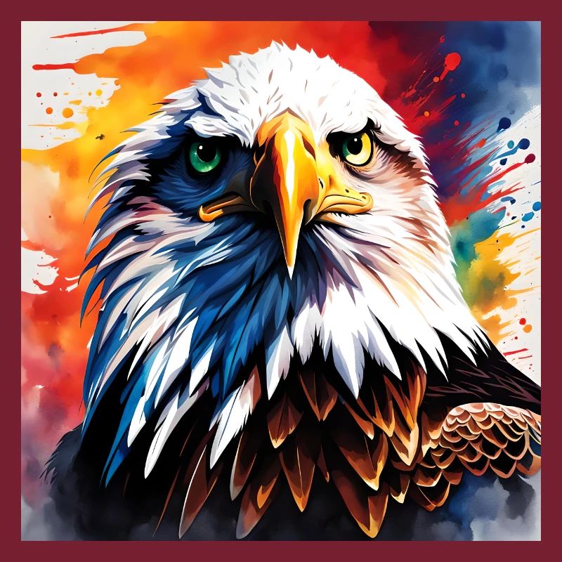 Eagle coloured
