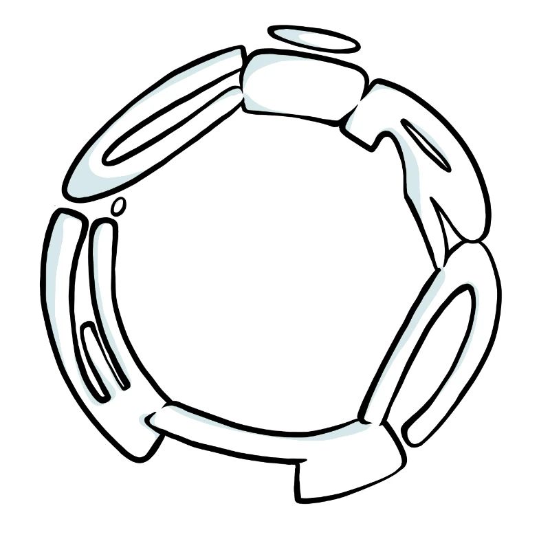 Graff Circle (Schwarz-Weiß)