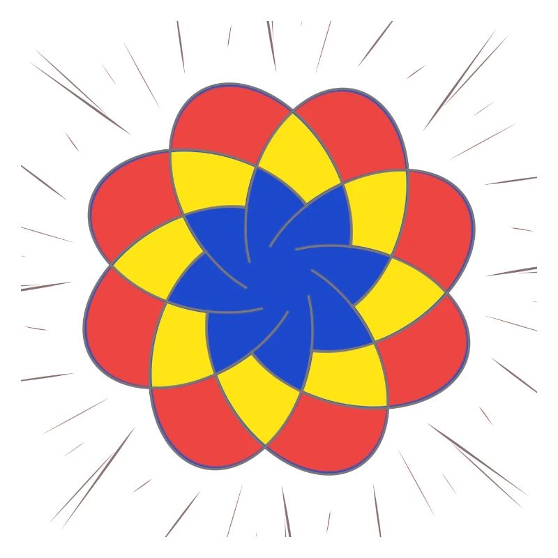 Abstract with a pattern