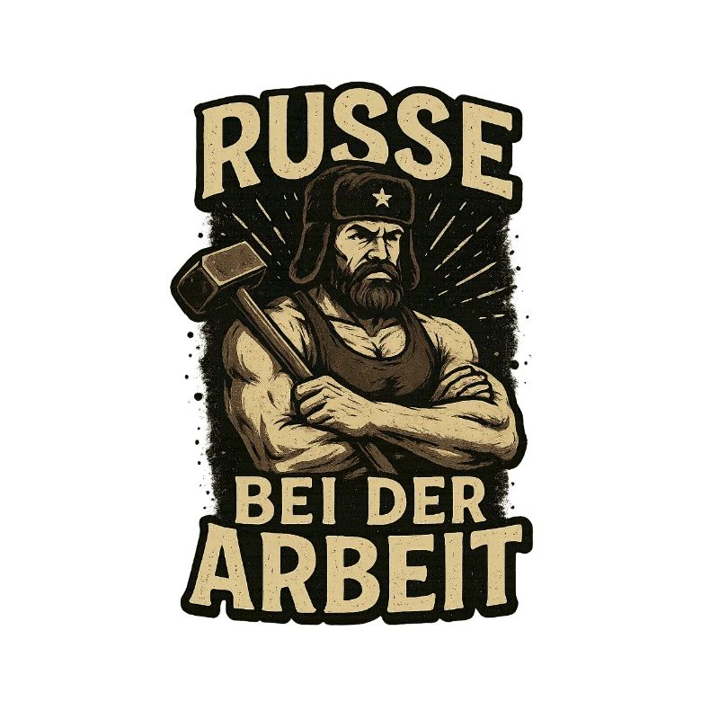 Russe bei der Arbeit