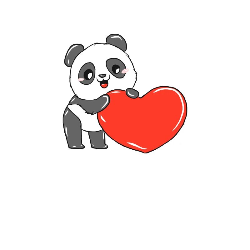 Coeur de panda