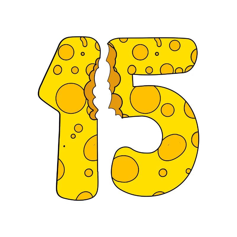 15 years old cheese - 15th birthday gift