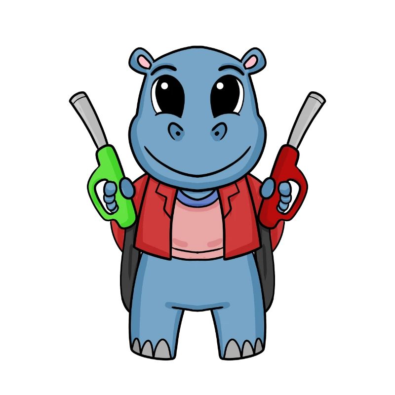 Préposé à la station-service Hippo station-service