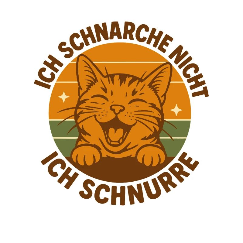 Je ne ronfle pas, je ronronne - Chat rétro