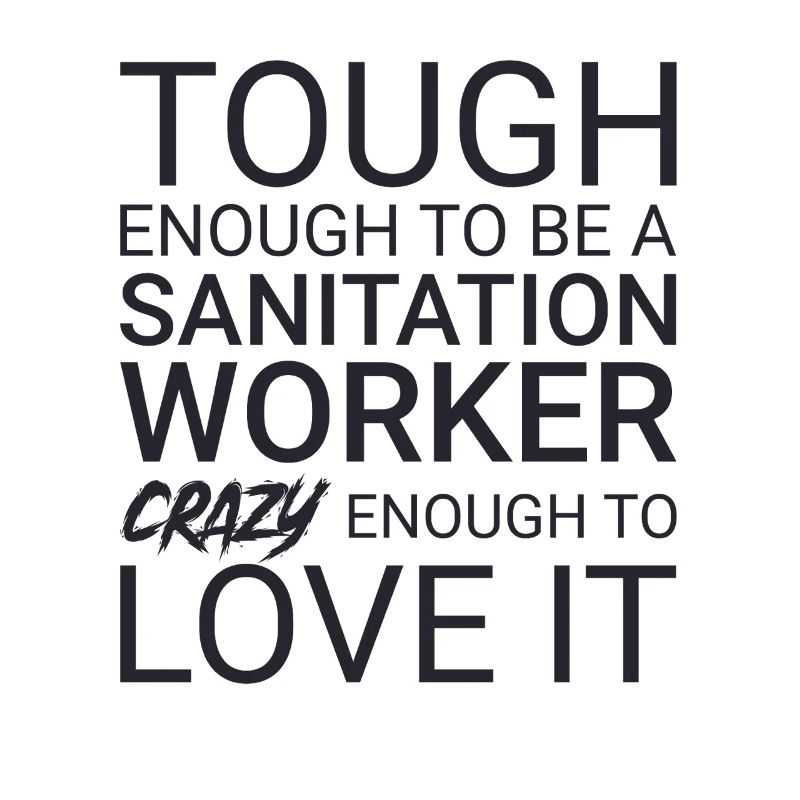 Sanitation worker Crazy