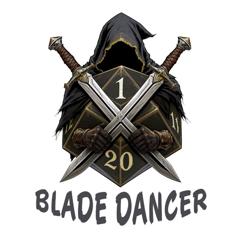 Danseur de la Lame – Capuche avec Deux Épées