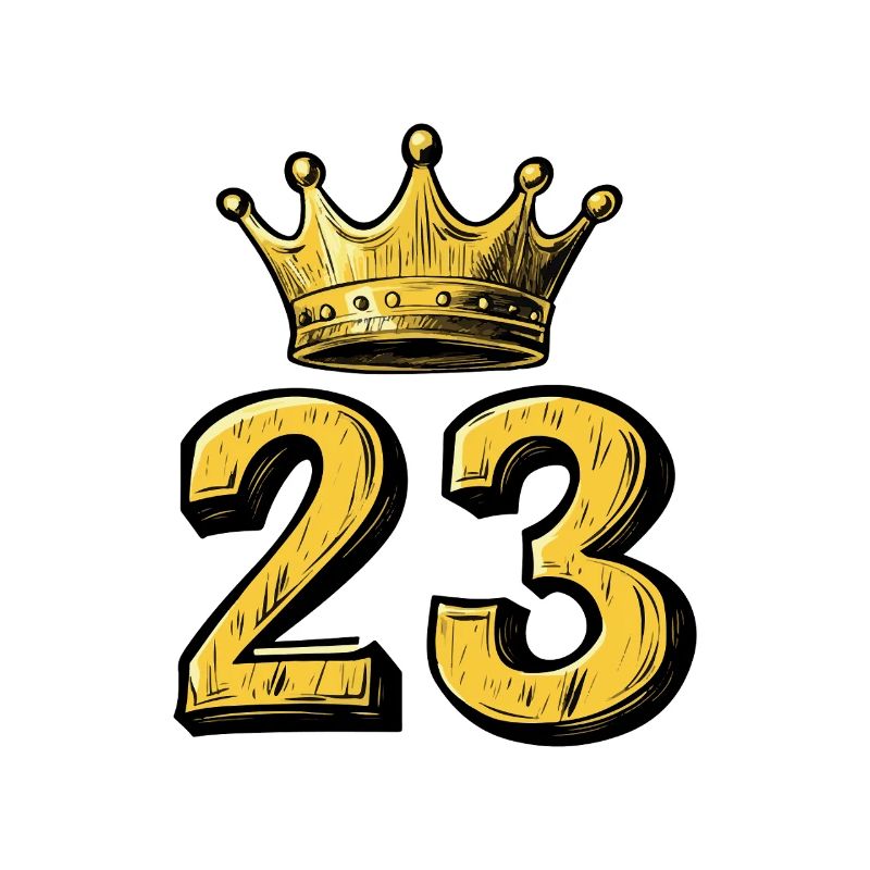 23 Zahl Krone