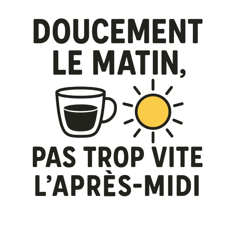 Doucement le Matin, Pas Trop Vite l’Après-Midi