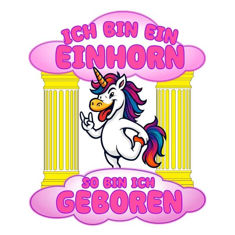 Ich bin Einhorn Geburt