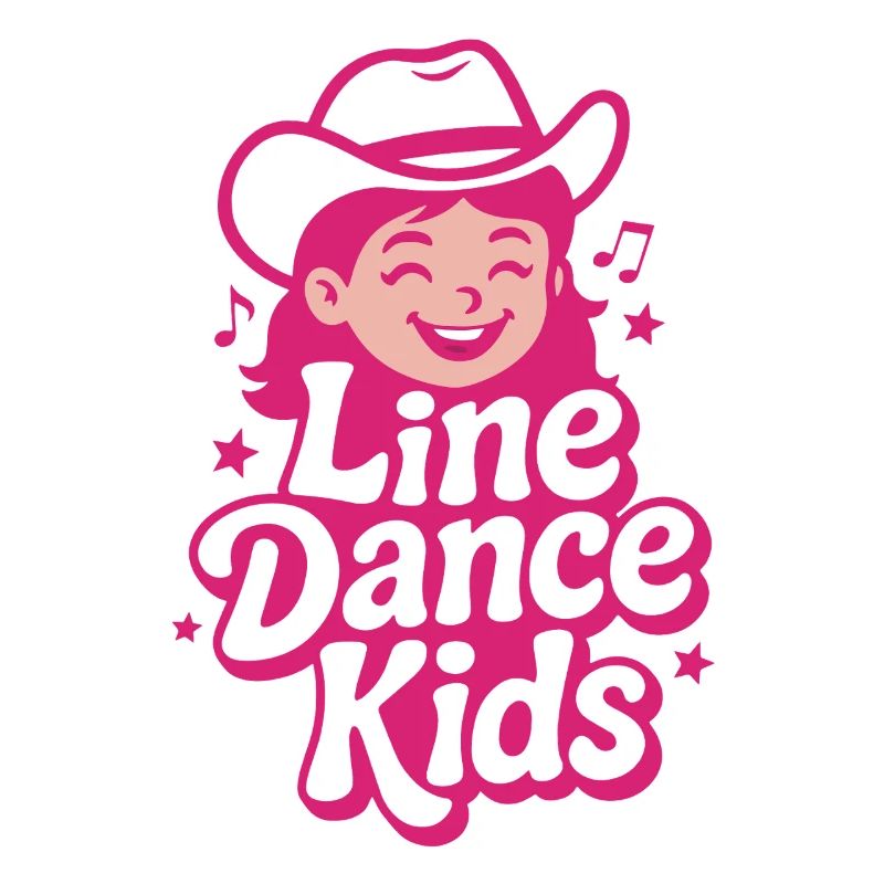 Line Dance Kids Western Motiv