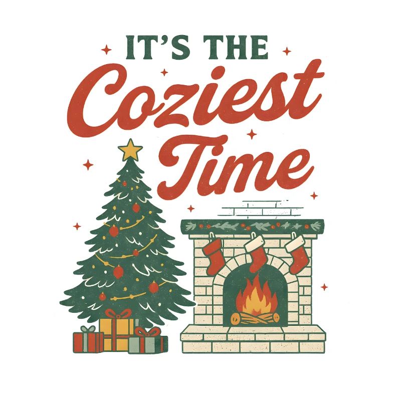 Cozy Christmas Fireplace & Tree Design