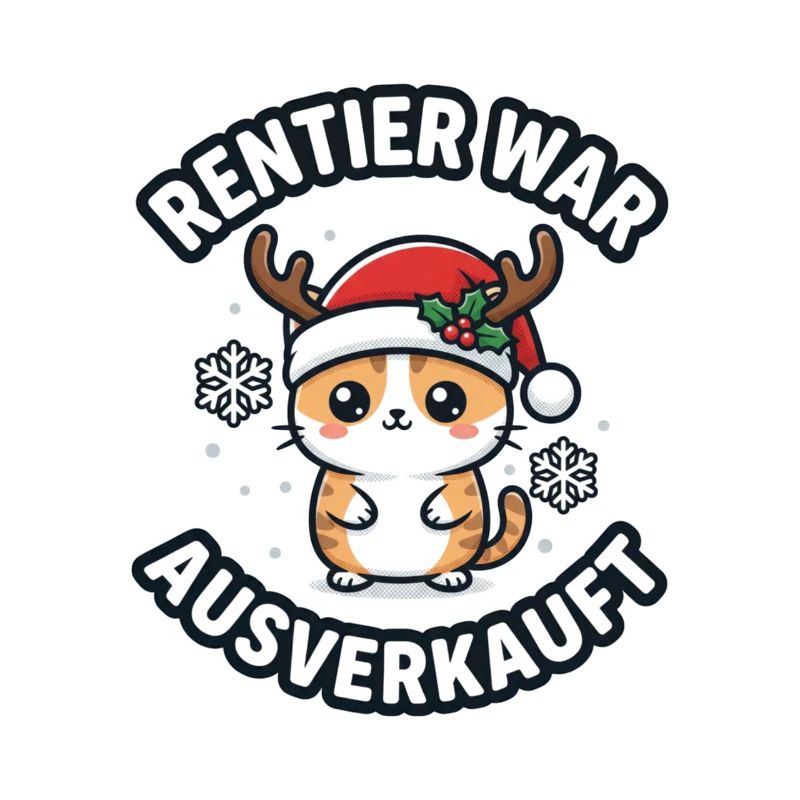 Reindeer Cat de Noël Complet