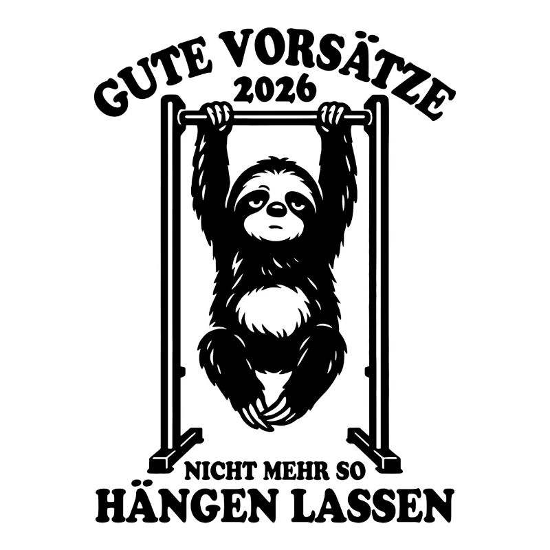 Sloth | Pull-up, Fitness, New Year's Resolutions 2026