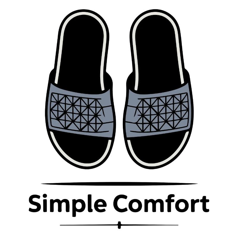 Sandales à sangles géométriques Confort Simple
