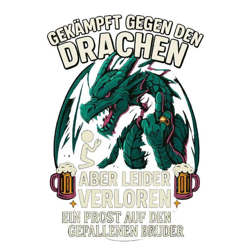 Drachenkampf Bruder, JGA Bierfreunde Spaß