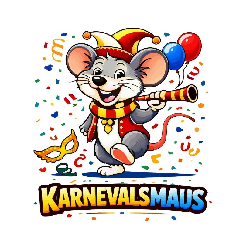 Karnevalsmaus Party-Motiv