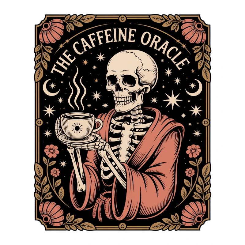 La caféine Oracle Skeleton Oracle Coffee