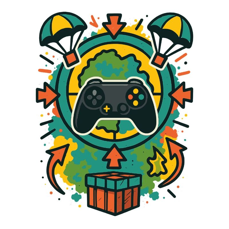 Airdrop Controller Target Circle Gamer