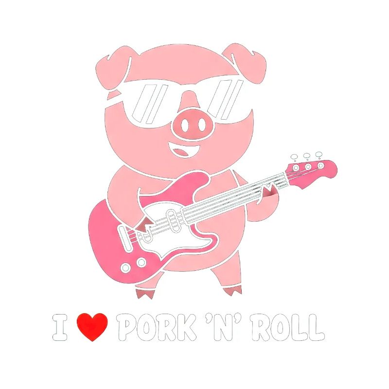 Pig Rocks Guitar