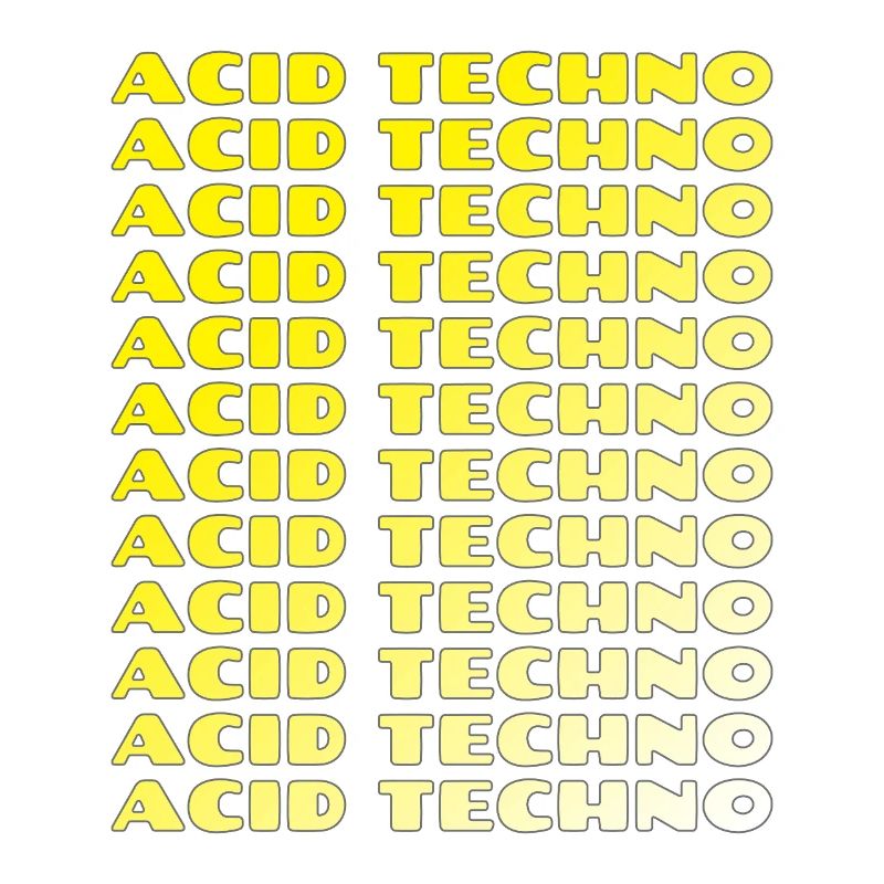 Acid Techno Repeat Neon
