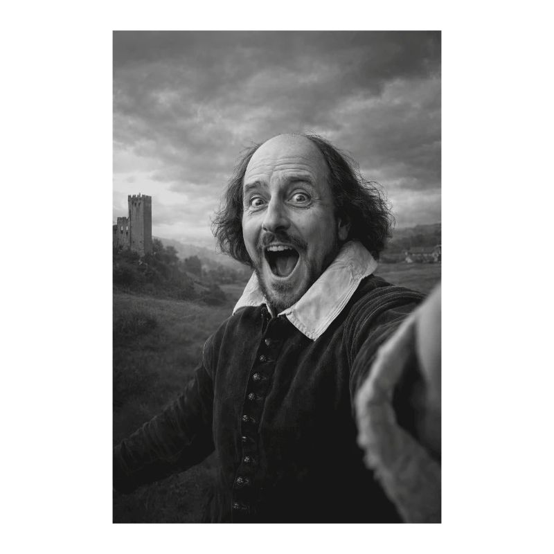 William Shakespeare Selfie