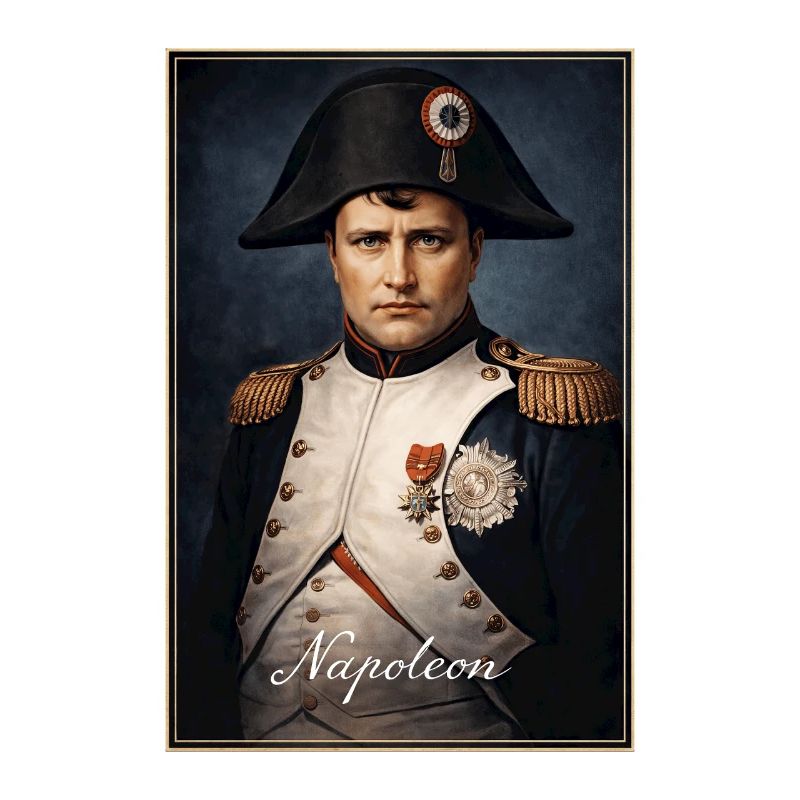 Napoleon Portrait Militäruniform