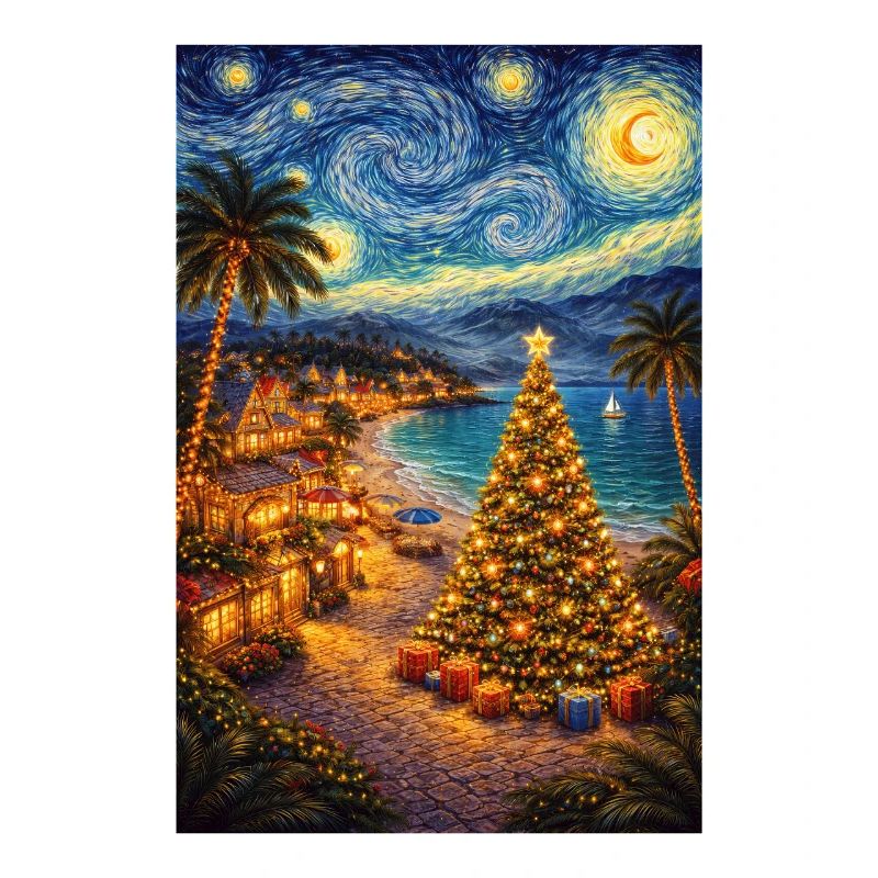Christmas in Summer Starry Night