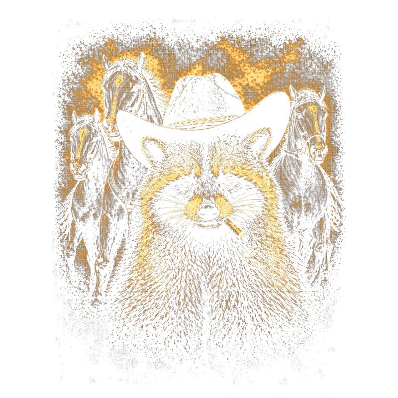 Waschbär im Westernhut