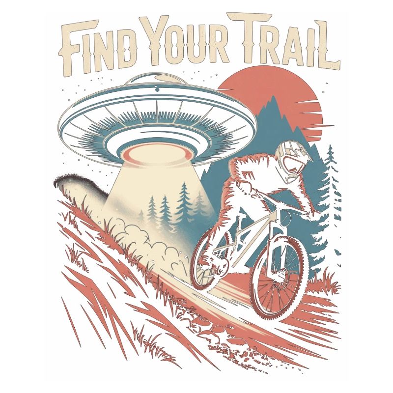 VTT, Descente, Action du cyclisme