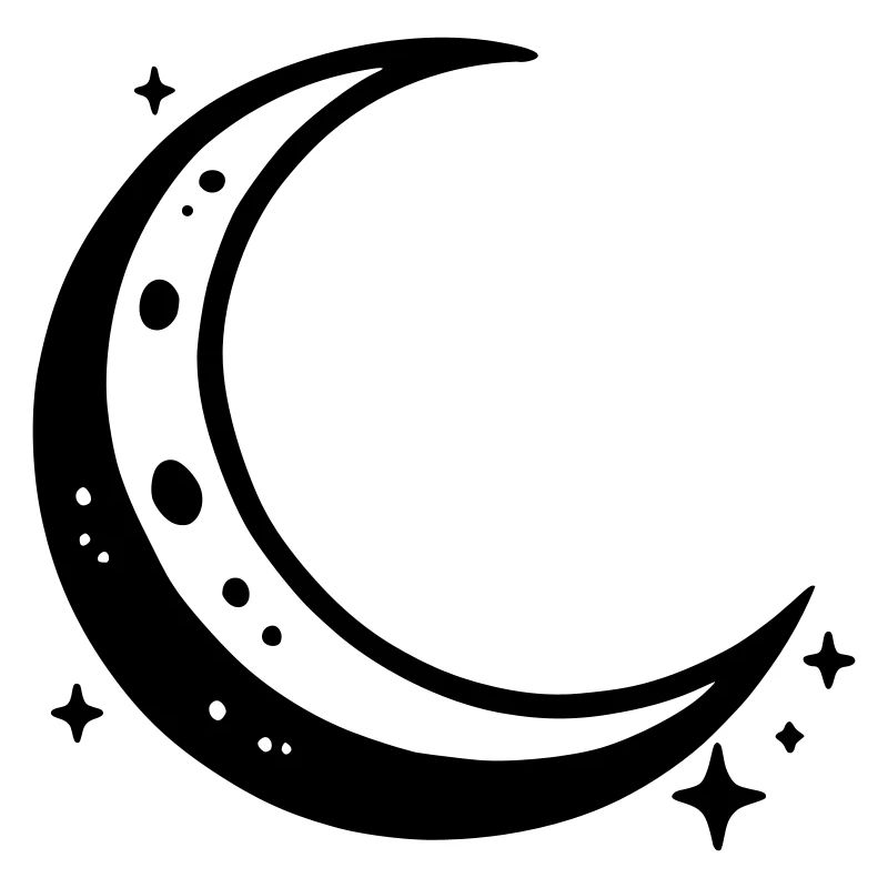 Moon Crescent Moon